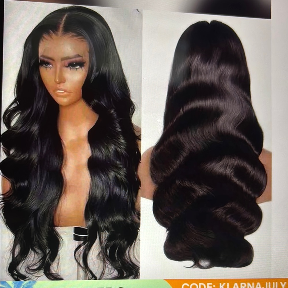 Elegant Black Wavy Hair Extensions